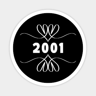 birthday in 2001 Magnet